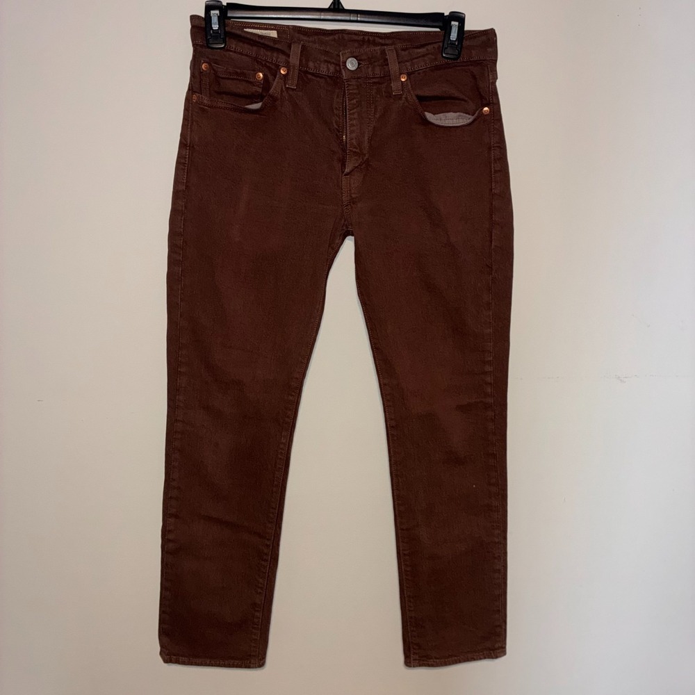 Levis 511 Premium Slim Fit Jeans Mens W31 L30 Brown Waterless Denim
